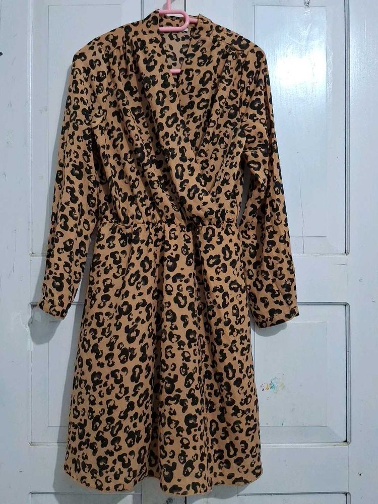 Lepord Print Dress