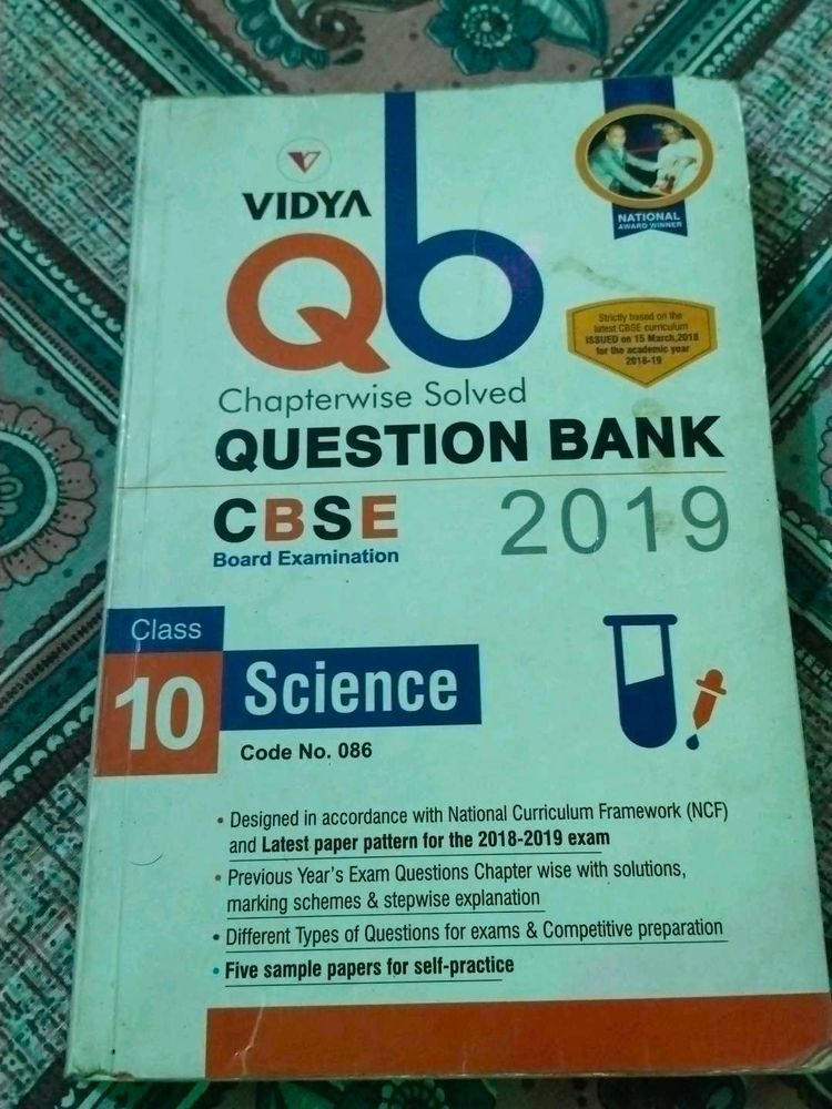 Vidya Question Bank Class 10 Science CBSE 2019