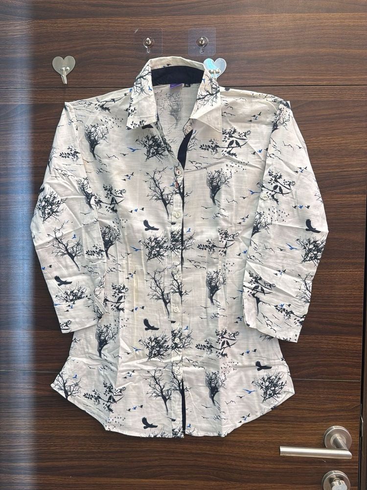 Patterned Women's Shirt