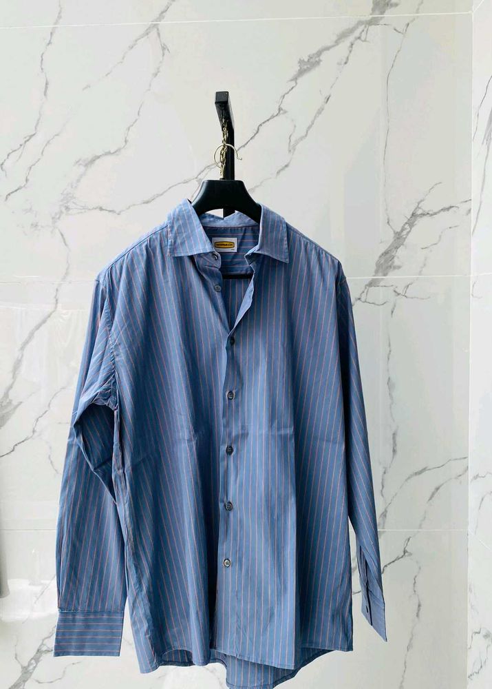 Striped Blue Shirt