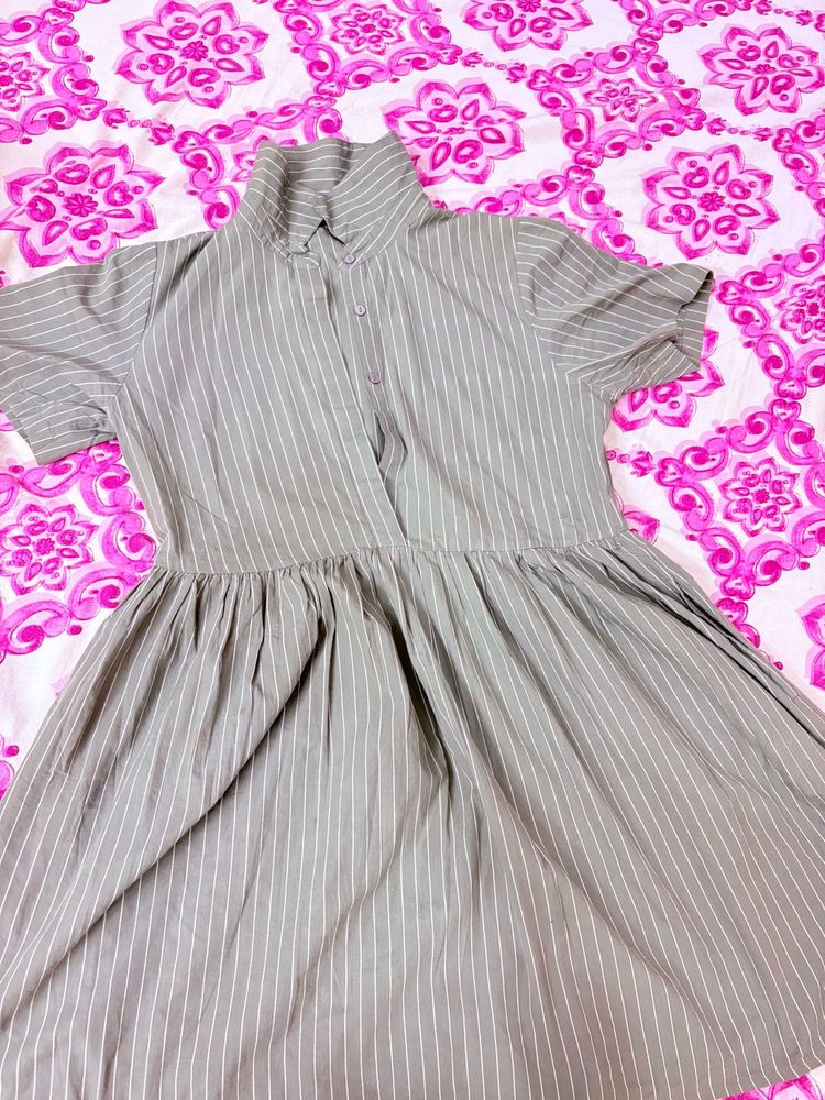 Zudio Green Short Dress