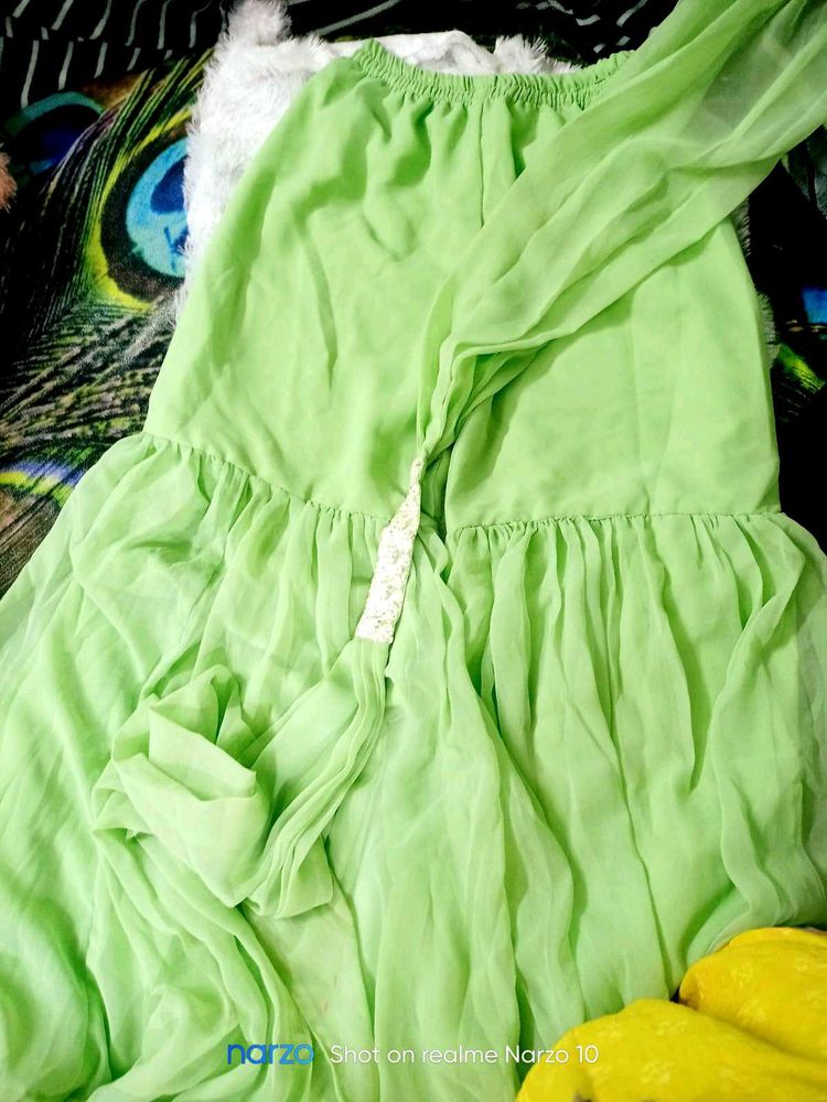 Green Skirt - Flowy &amp; Comfortable