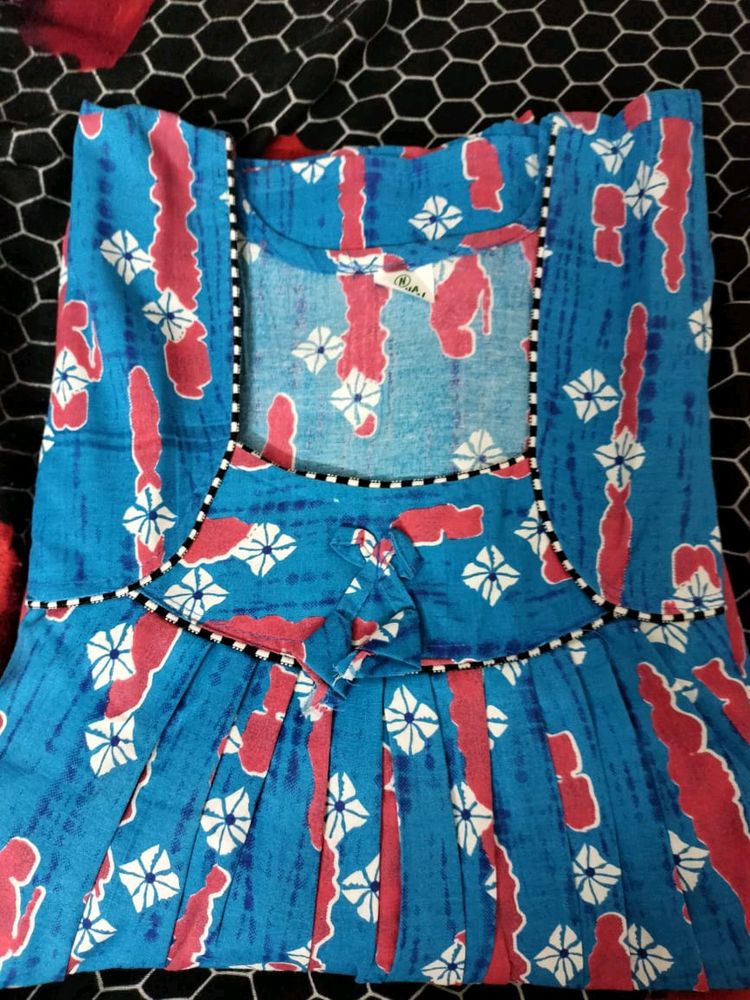 Blue Colour Maxi Dress