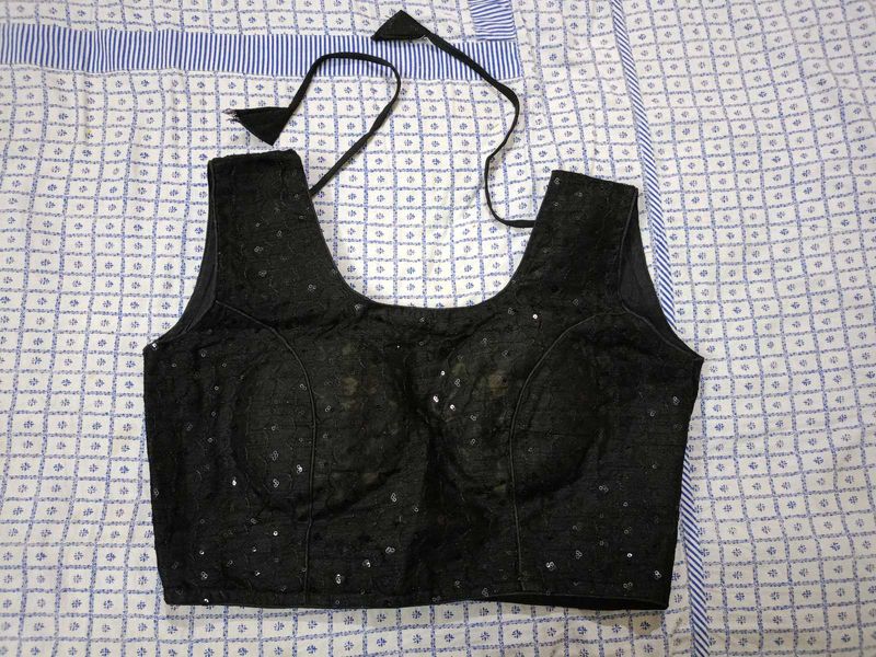 Black Saree Blouse