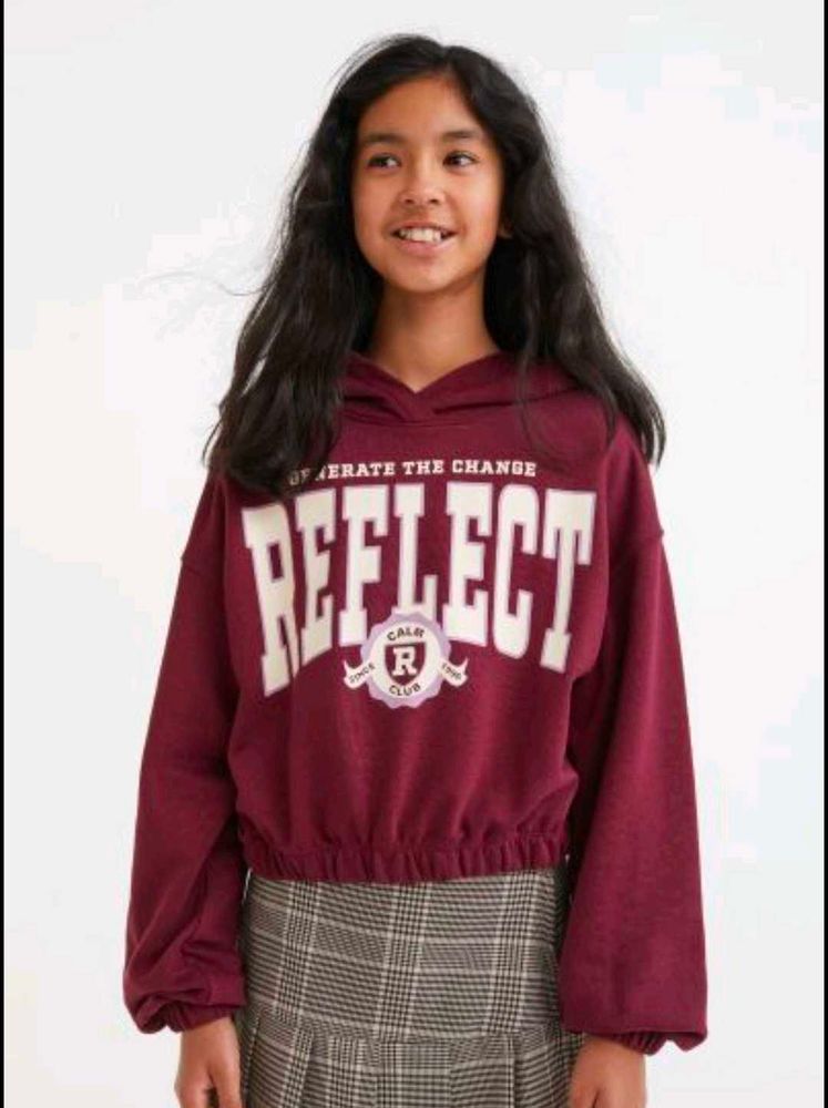 H&amp;M Burgundy 'Reflect' Hoodie