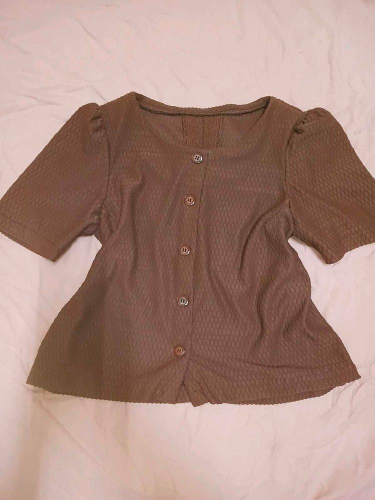 Brown Fancy Top