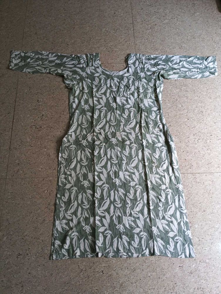 Leaf Print kurta