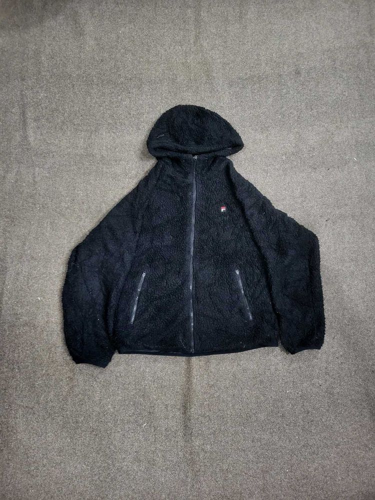 Black fleece hoddie