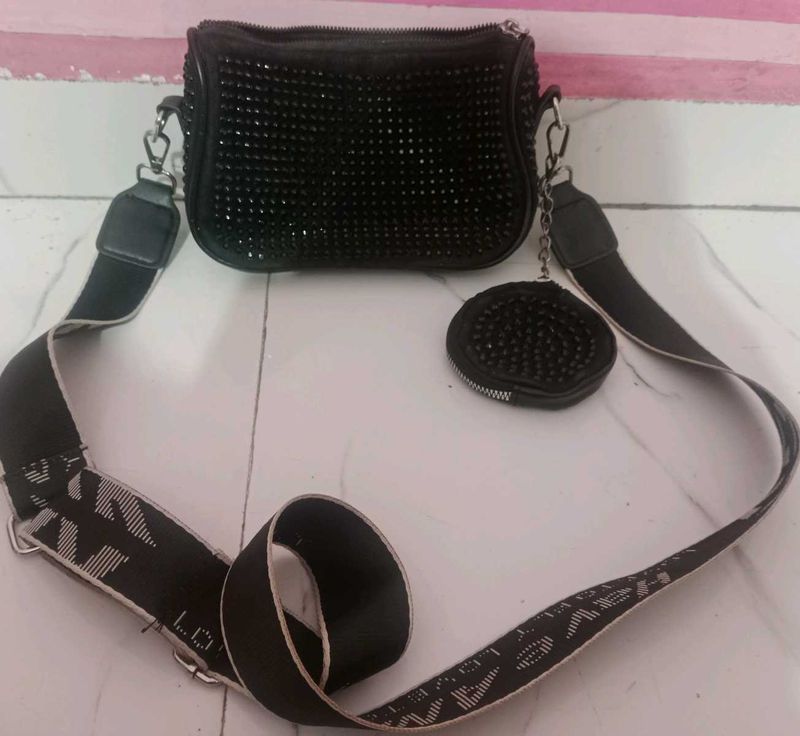 Black Sling Bag