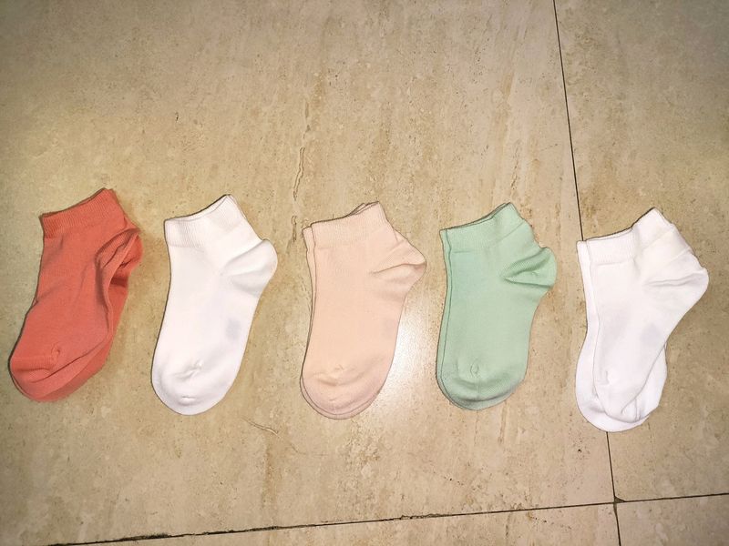 Kids Socks, Set Of 5