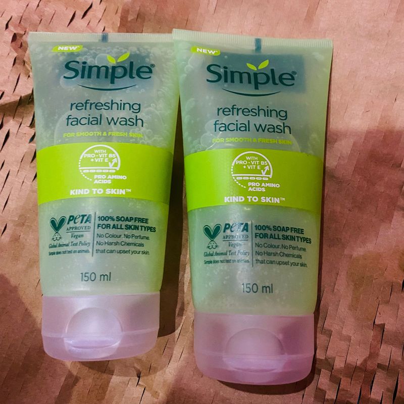 SIMPLE Facewash Pack Of Two