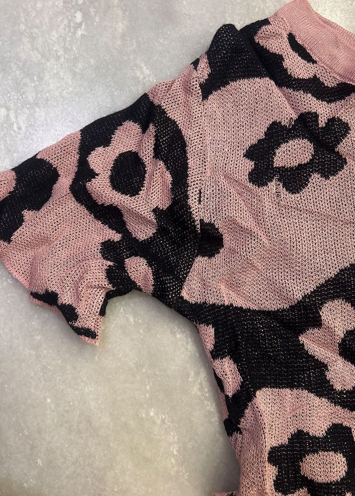 Floral Knit Top