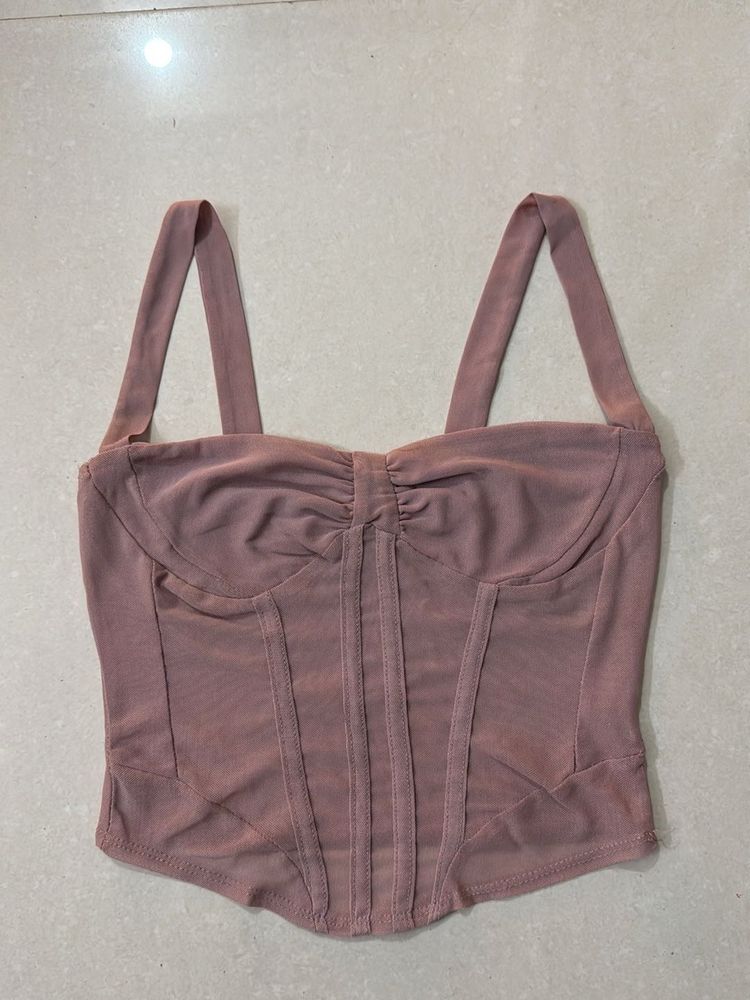 Corset Mesh Top