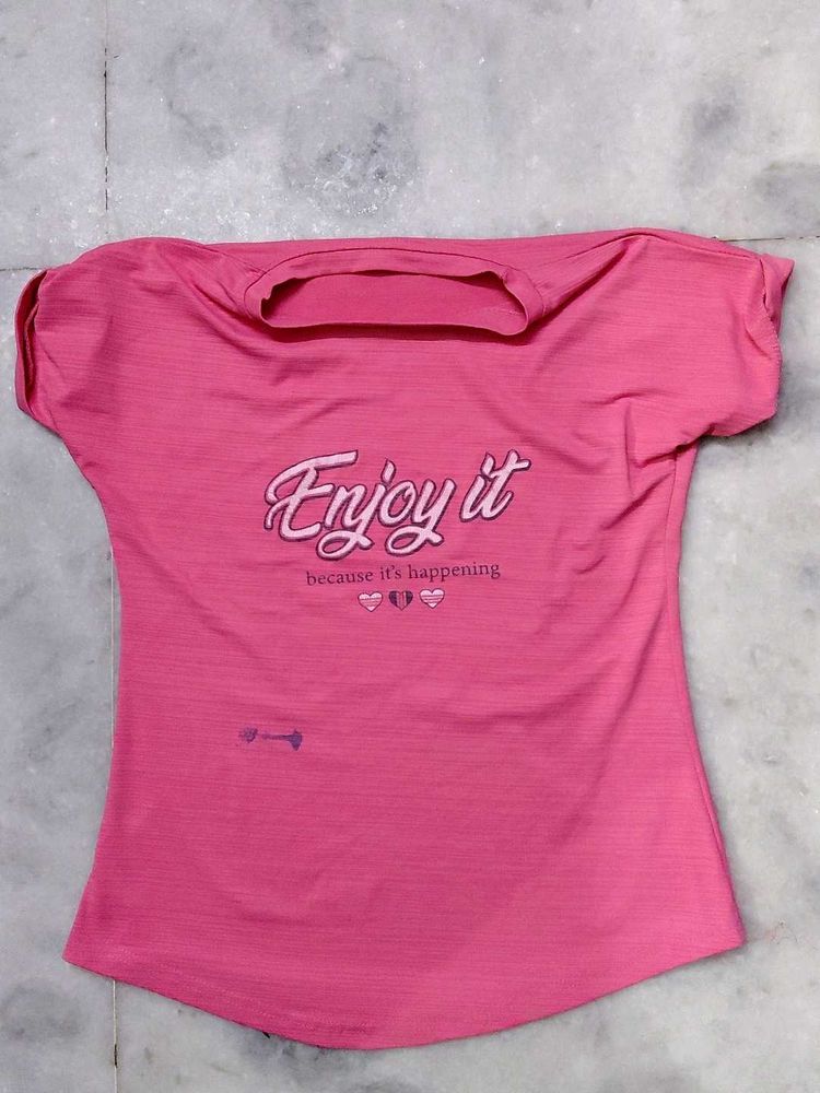 Pink Enjoy It T-shirt