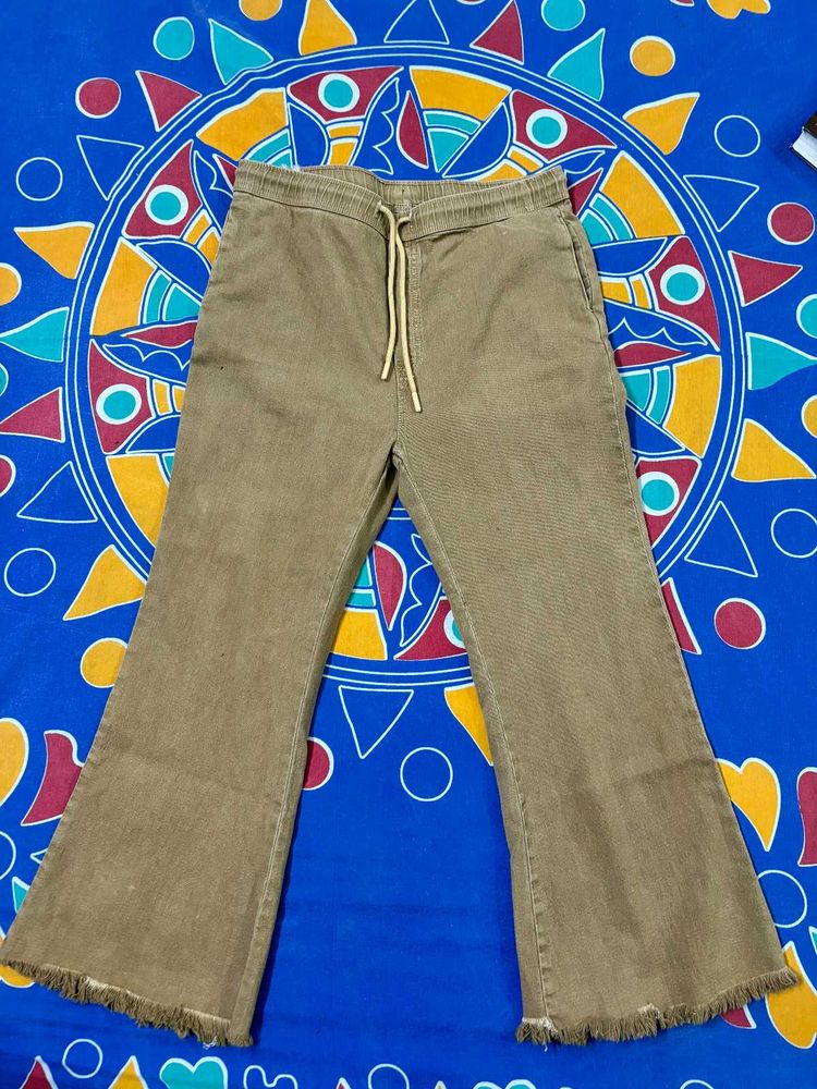 Flared Corduroy Pants