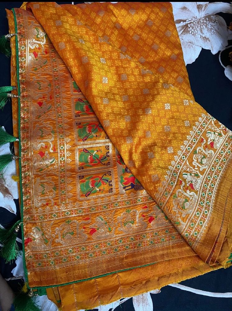 Barasso silk sari