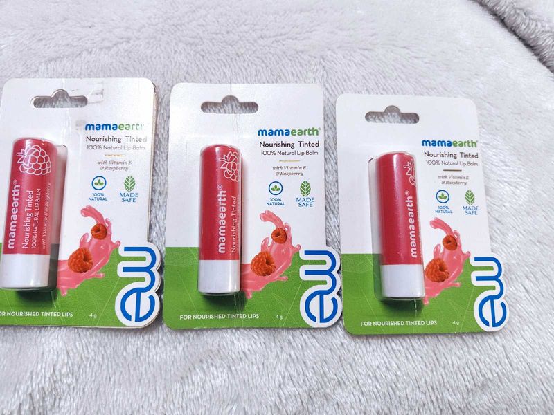 Mamaearth Tinted Lip Balm (Set of 3)