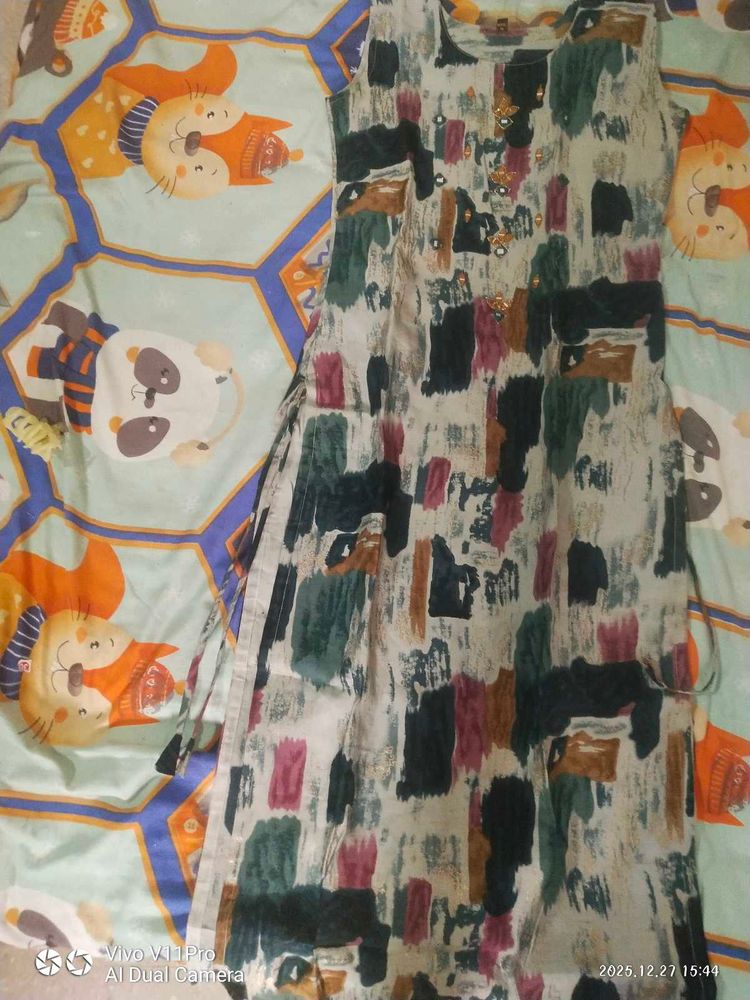 Abstract Print Kurti