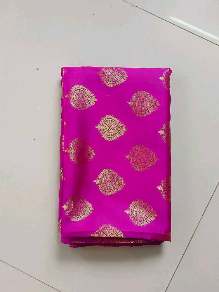 Pink Banarasi Silk Saree