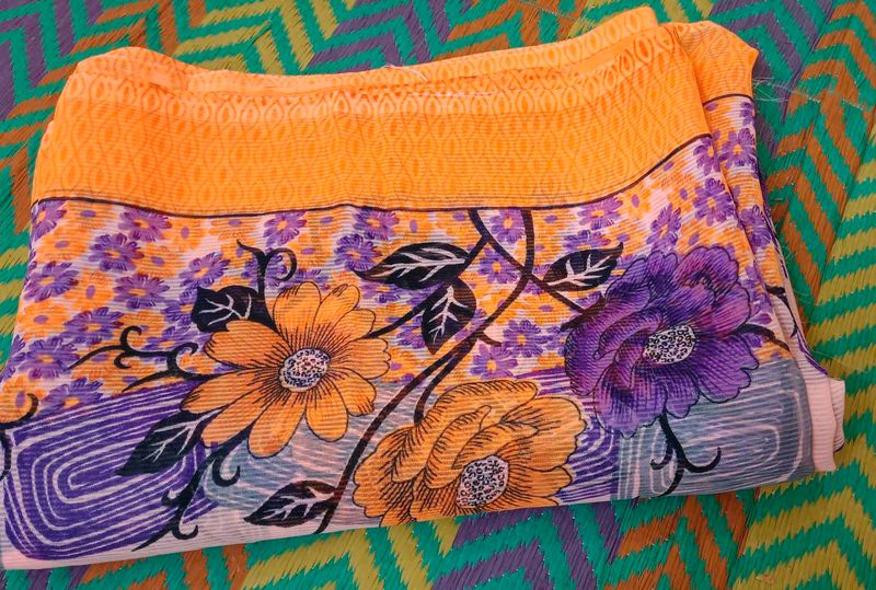 Flowery Saree