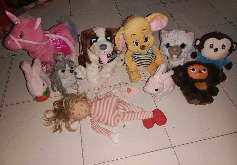 Mixed Plush Toy Bundle