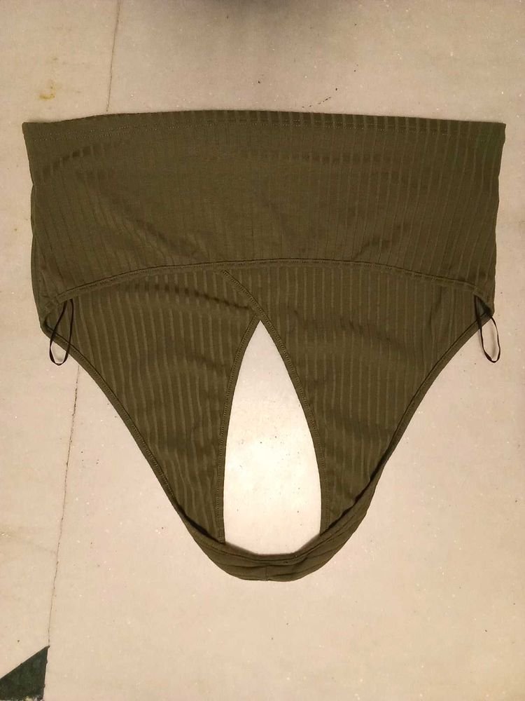 Olive Green Halter Top