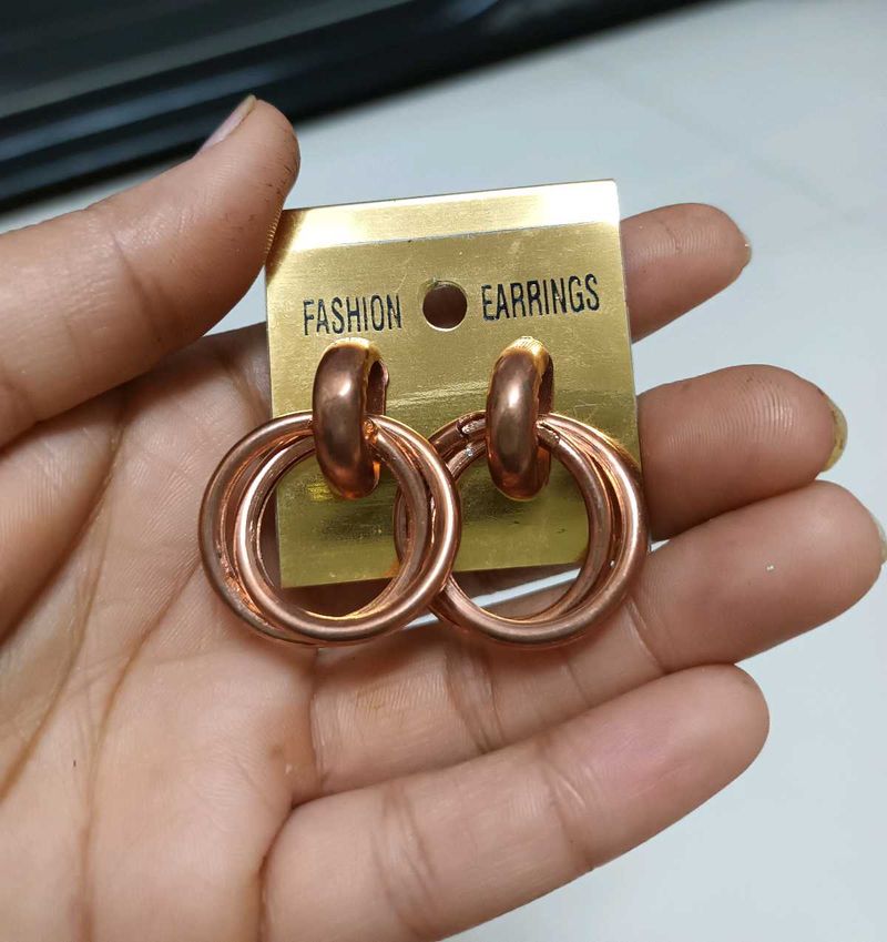 Partywear Stylish Hoop Earrings