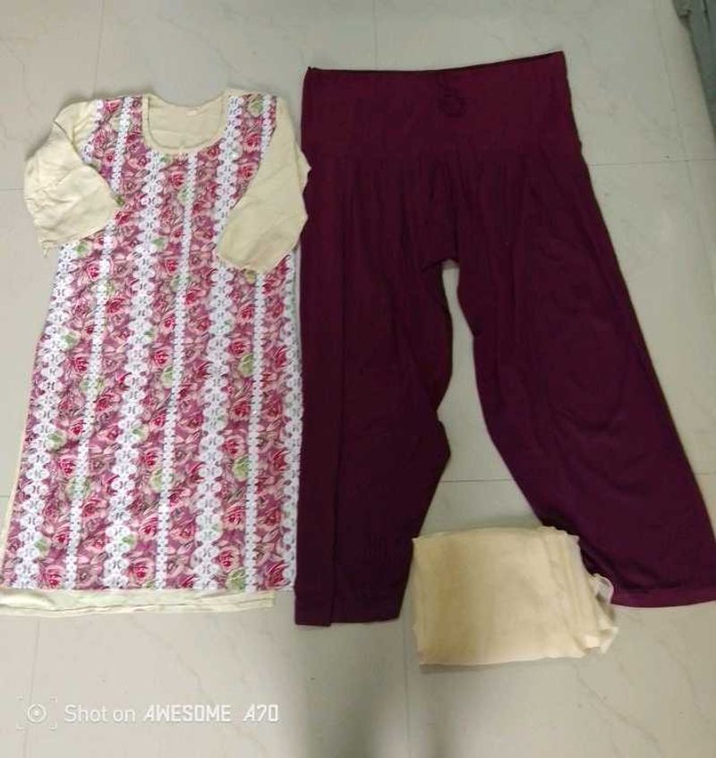 Floral Print Salwar Kameez Suit