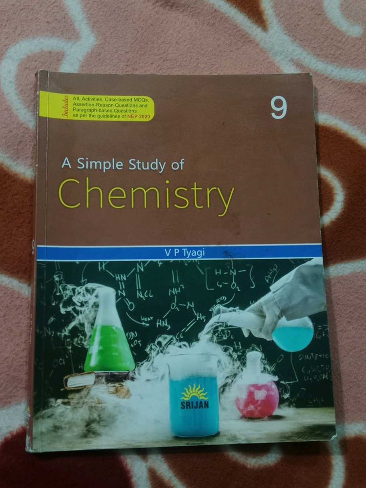Srijan Chemistry Class 9th Book Edition V
