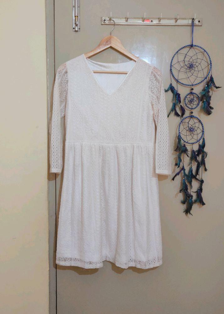 White Lace Dress SALE!
