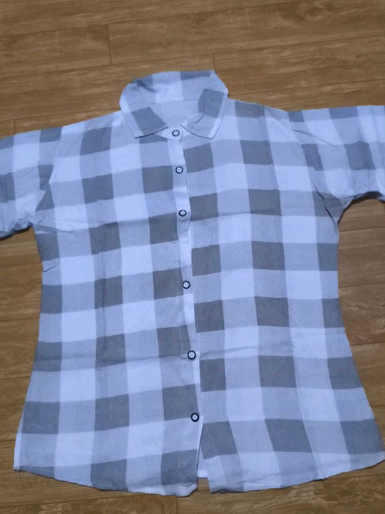 Checkered Short Sleeve Shirt