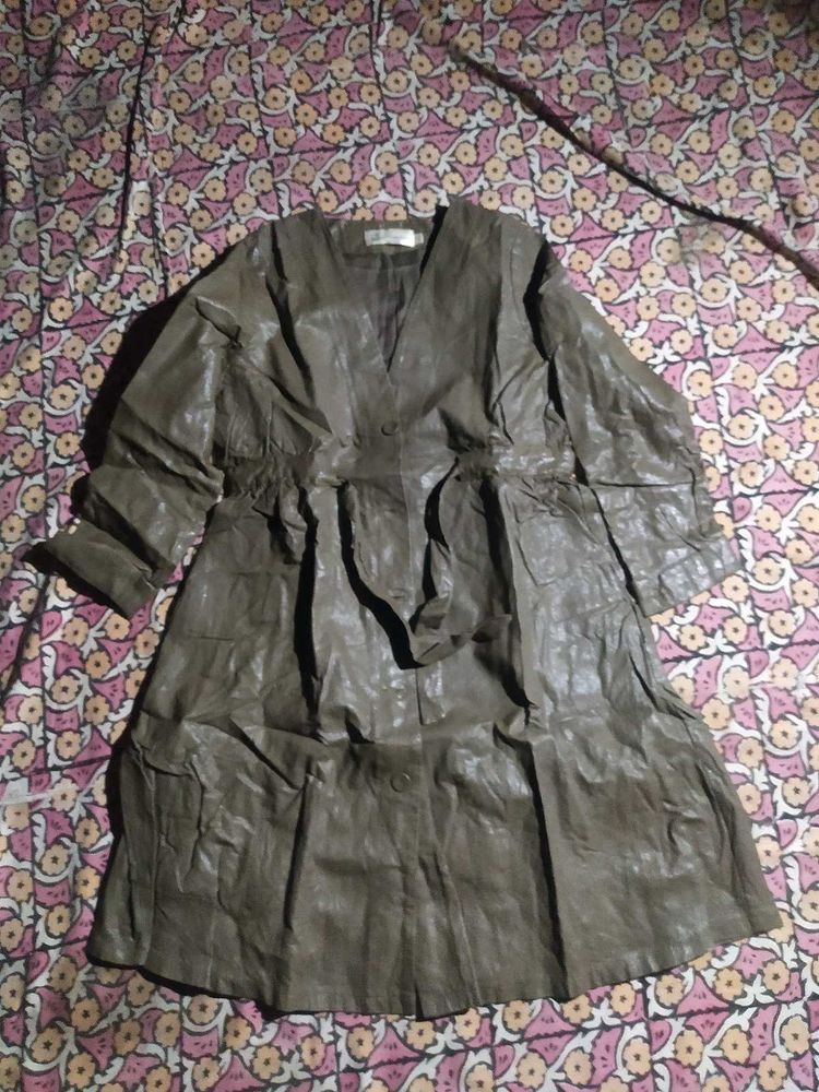 Vintage Style Olive Green Coat