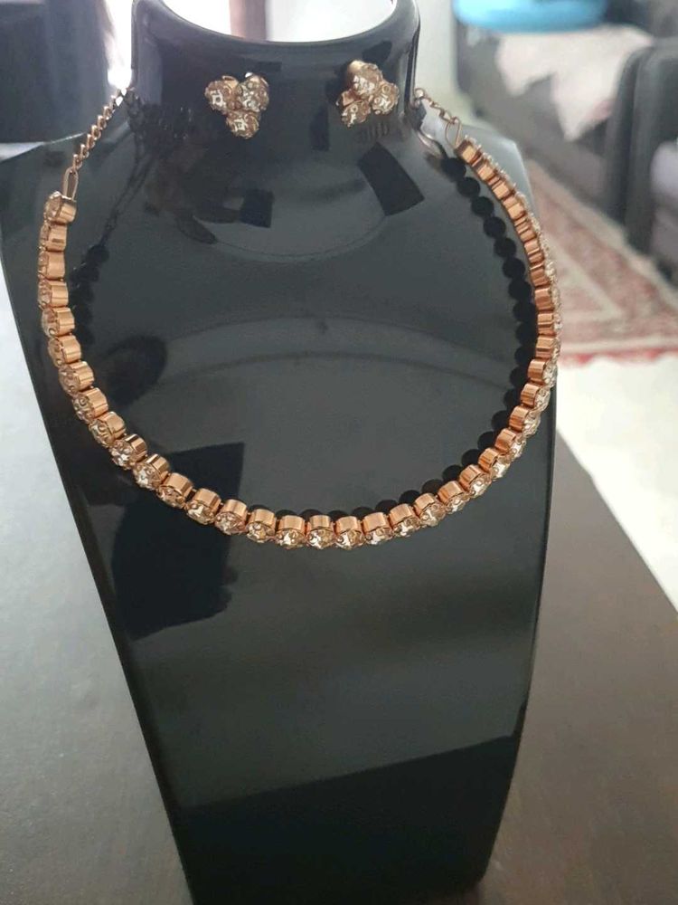Rose Gold Choker Set