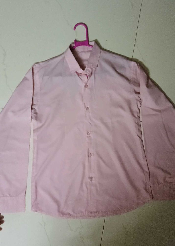 Pink Casual Shirt