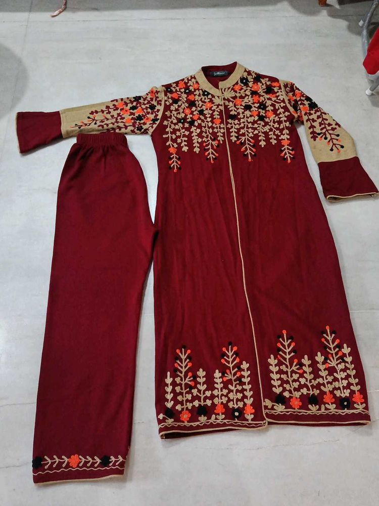 Which Angle Do You Need Pls Woollen Shrug Kurta Se
