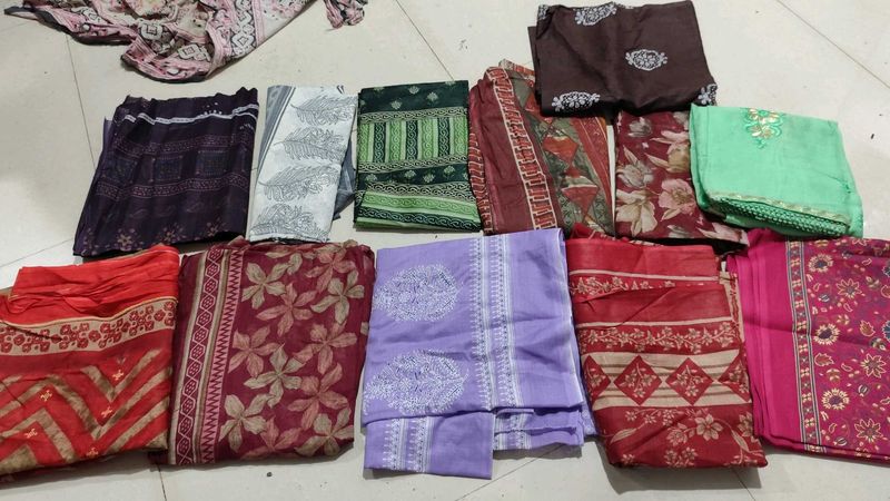 12 Duppatta Branded Cotton Sale