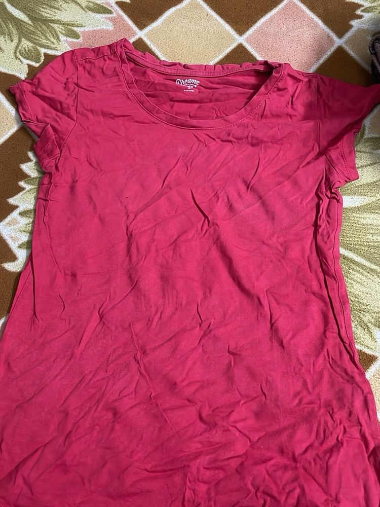 Pink Short Sleeve T-Shirt