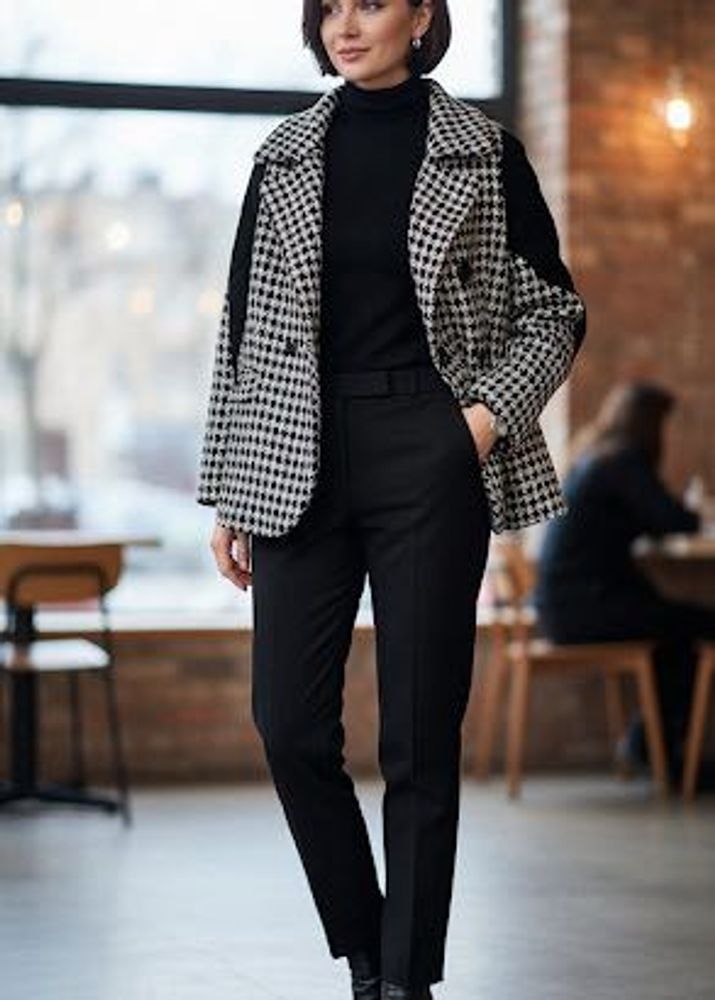 Houndstooth Blazer
