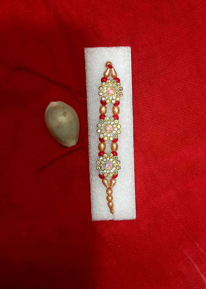 Beaded Floral Rakhi