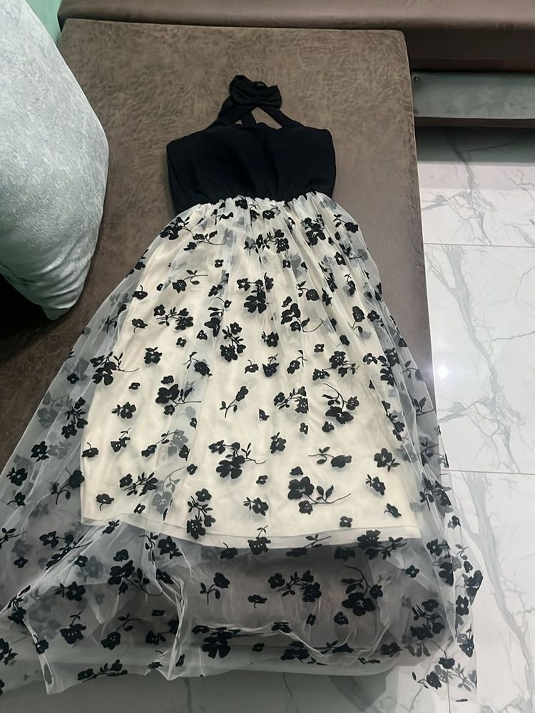 Floral Print Halter Neck