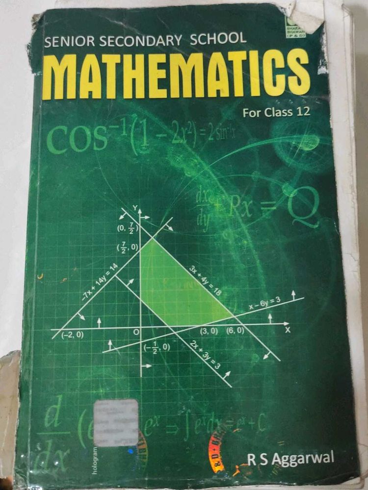 Senior Secondary School Mathematics For Class 12