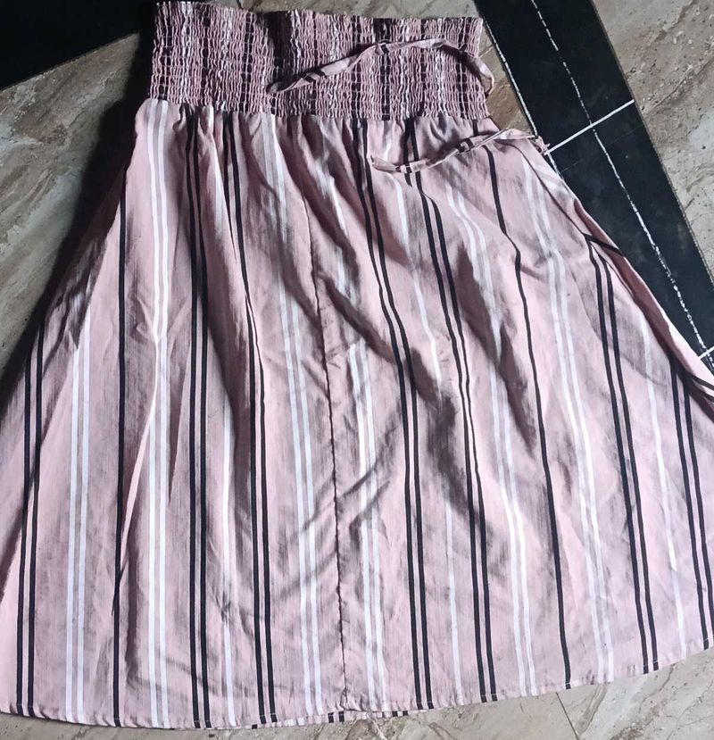 Striped Pink Skirt