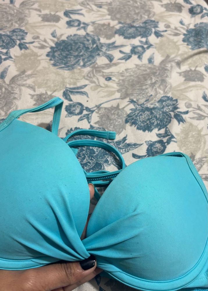 Teal Bikini Top