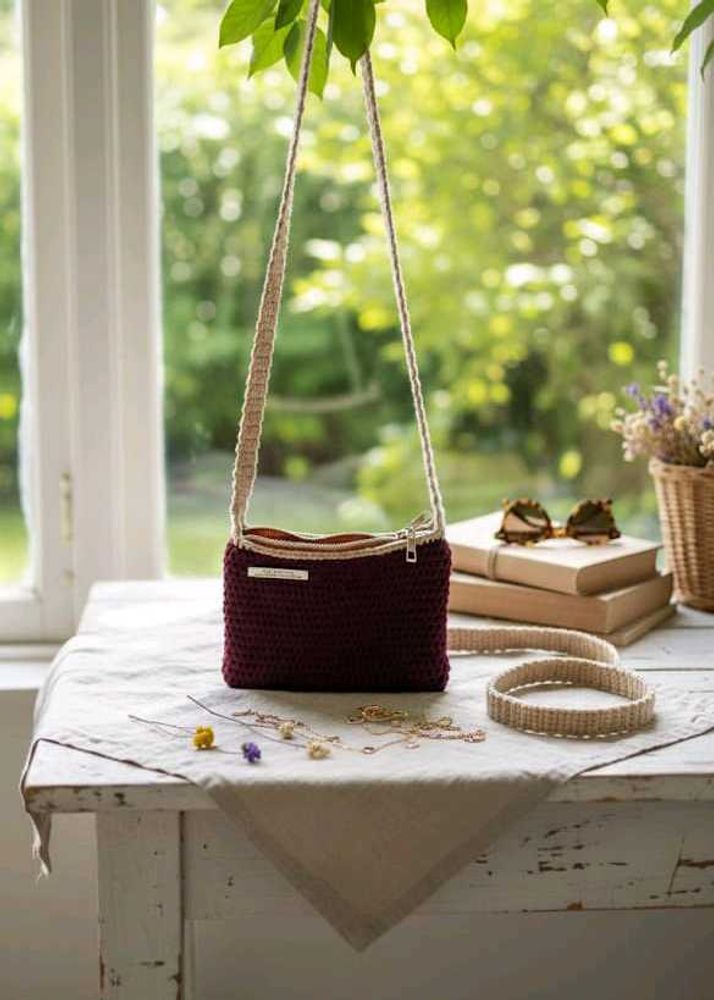 Crochet Crossbody Bag