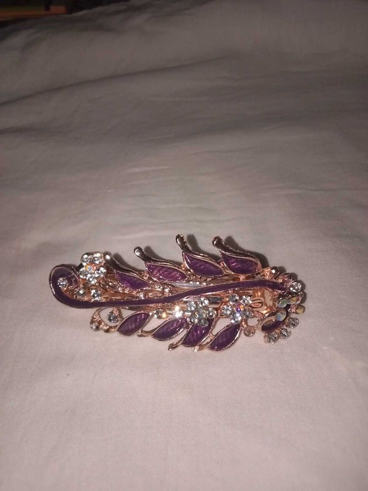 Elegant peacock Hair Clip