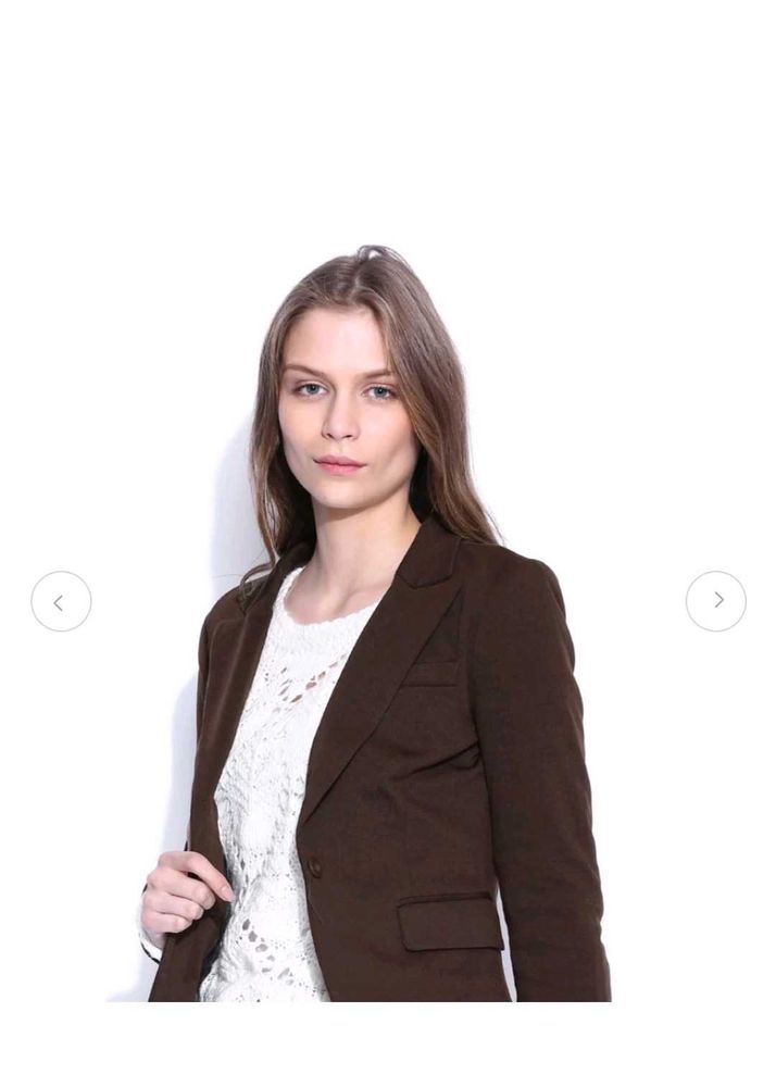 Deep brown 🟤 Blazer For Office Wear