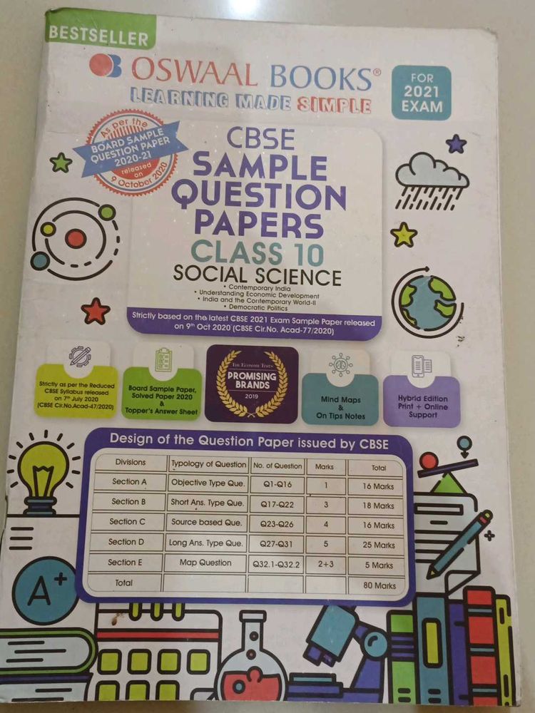 Oswaal CBSE Class 10 Social Science Sample Papers