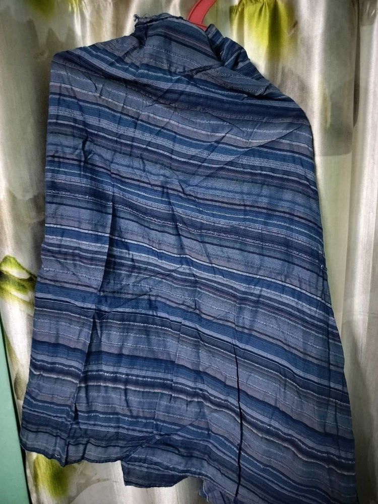 Wrapping Blue Skirt