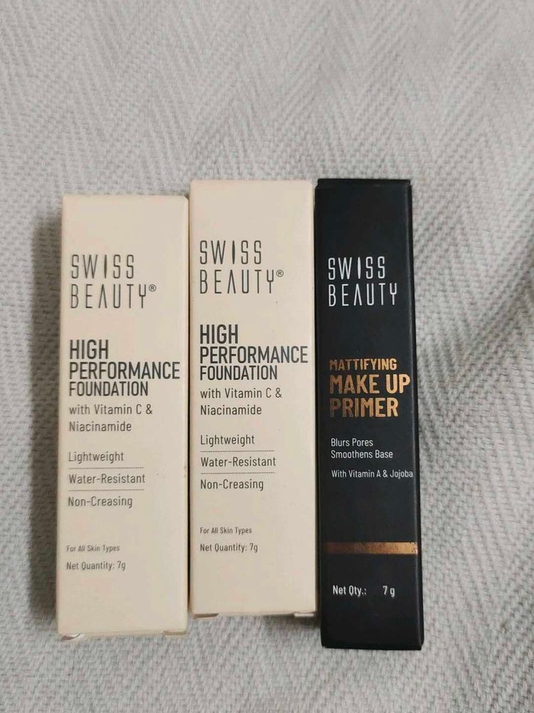 Swiss Beauty Foundation &amp; Primer Set