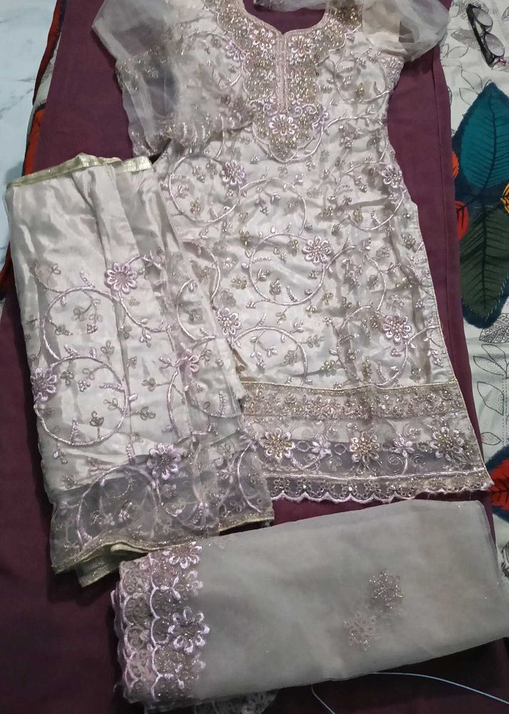 Elegant Embellished Pakistani Suit